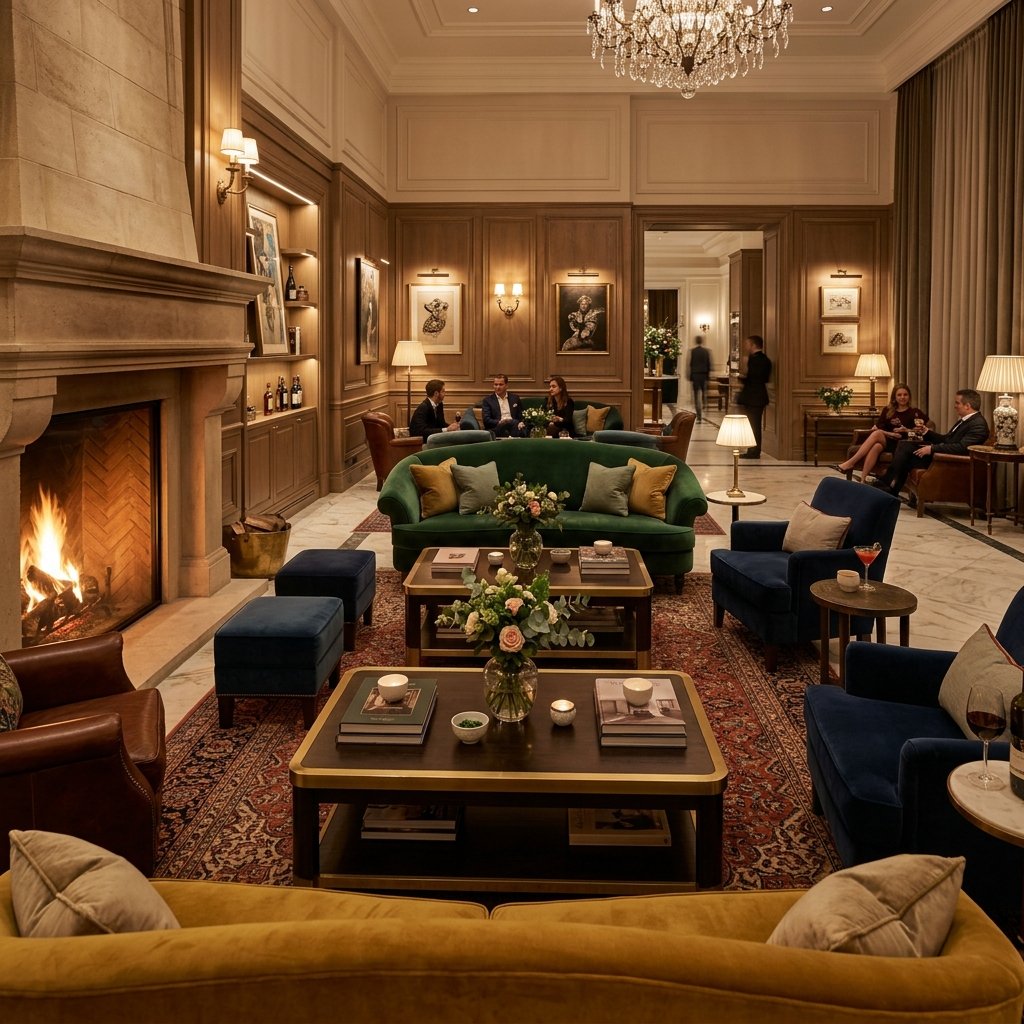 Paras Guest House Lobby Seating Area